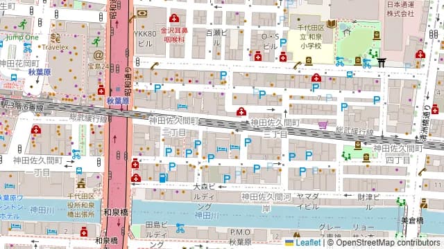 すし土風炉 秋葉原店の周辺地図
