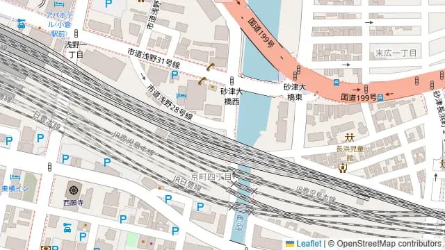 れんたるスタジオMINT 小倉店の周辺地図