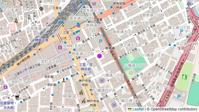 ラピュタ・ザ・フランダーステイル 三宮 神戸国際会館前店の周辺地図