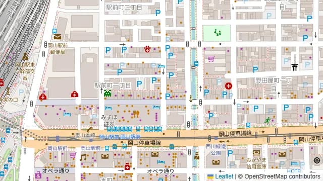 大衆鉄板 田田(デンデン)の周辺地図