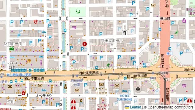 創食ダイニング 庵里(あんり)の周辺地図