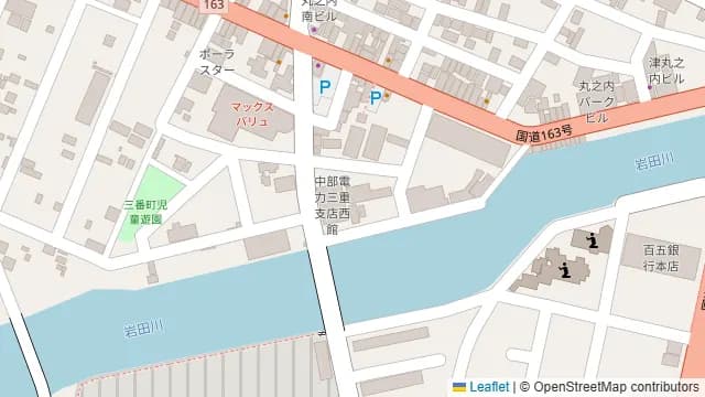 貸し間三松荘の周辺地図
