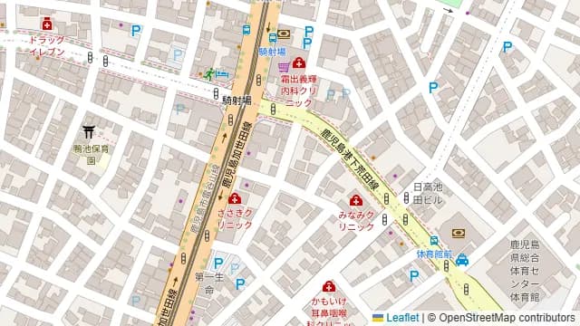 シンチアノの周辺地図