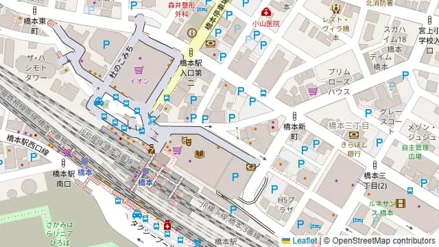 BIZcomfort橋本の周辺地図