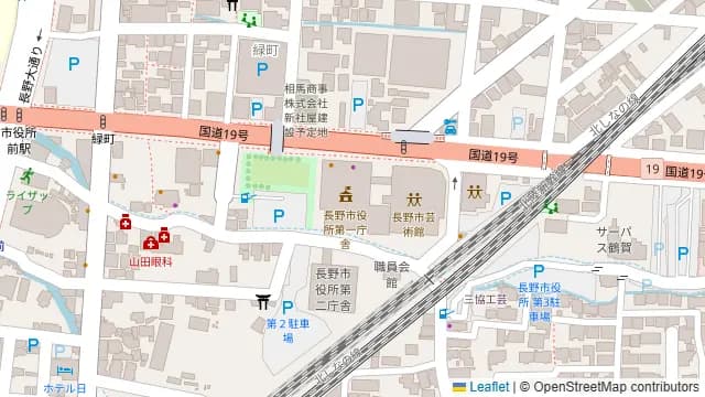 地鶏と網焼き 個室居酒屋 鶏匠 長野駅前店の周辺地図