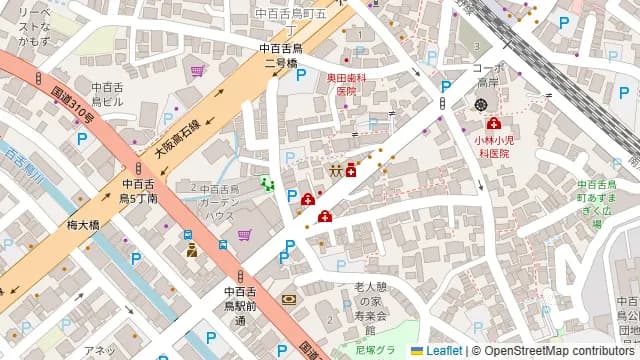 炭火焼鳥 杉の屋 なかもず店の周辺地図
