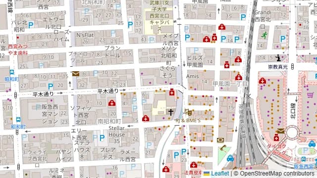 キッチン&バル KANONの周辺地図