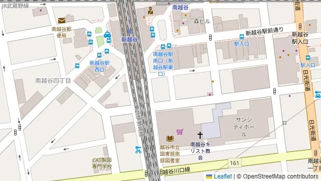 蔵之助 南越谷店の周辺地図