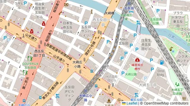 韓無量 五反田西口店の周辺地図