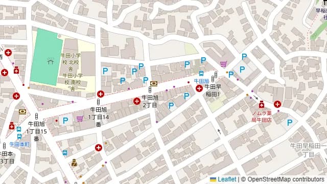 ダンススタジオWITHの周辺地図