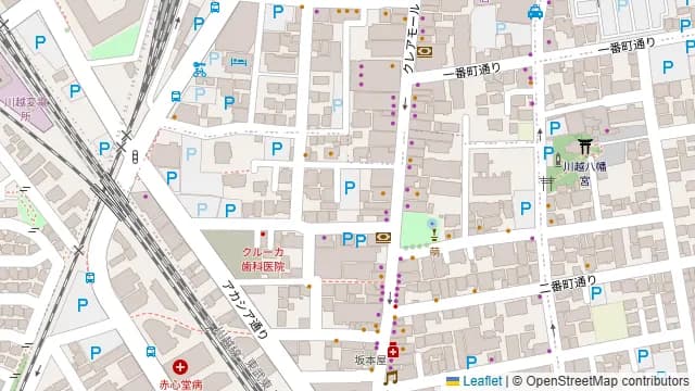網焼き囲炉裏と土鍋 囲炉鶏 川越駅前店の周辺地図