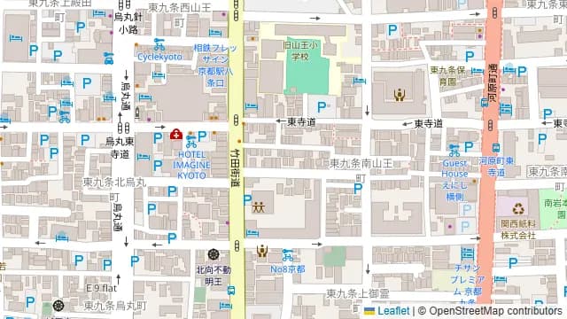 〈メロ京都駅前〉の周辺地図