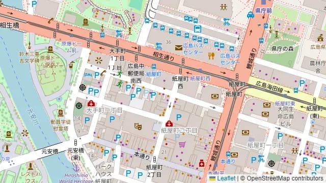 フィルスペ会議室《広島本通》の周辺地図
