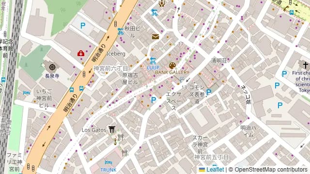 ルシェルブラン表参道の周辺地図