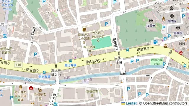 KOREAN DINING HANAの周辺地図