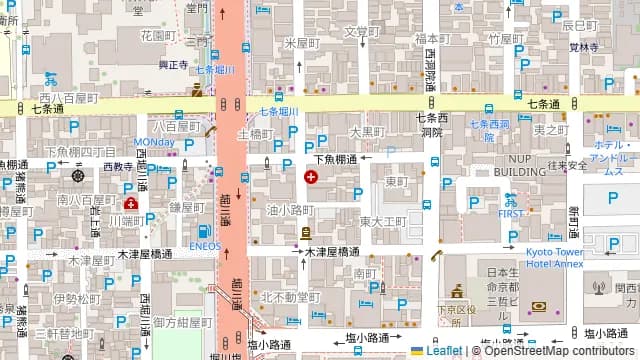 京都七条ミニマルオフィスの周辺地図