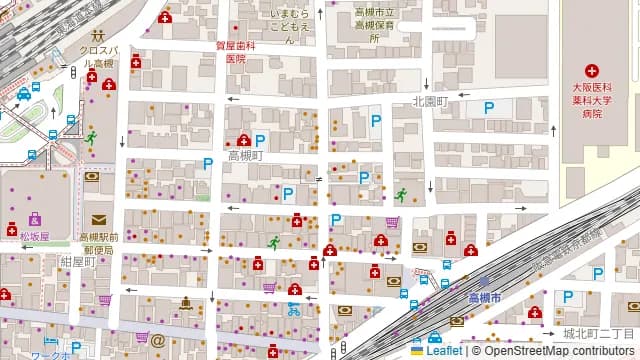 上方ごちそう処 贔屓屋 高槻店の周辺地図