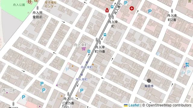 ROOM68(ルームロバ)舟入幸町の周辺地図