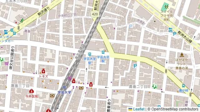 学大酒場トモリバの周辺地図