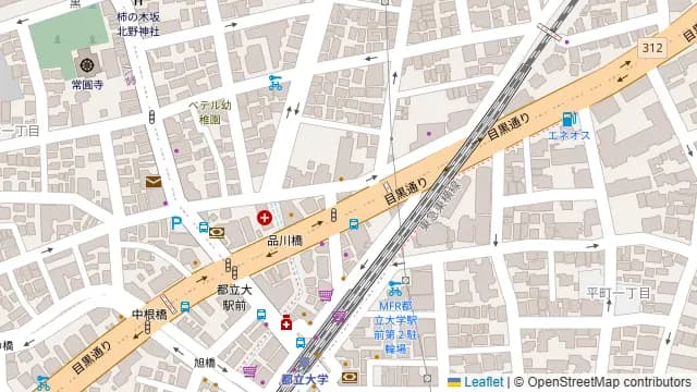串カツ田中 都立大店の周辺地図