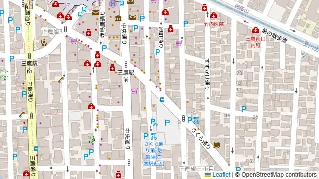 SHINCA三鷹店(スタジオ撮影)の周辺地図