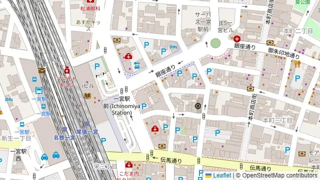 海鮮と寿司と焼き鳥 個室居酒屋 喰海 一宮駅前店の周辺地図