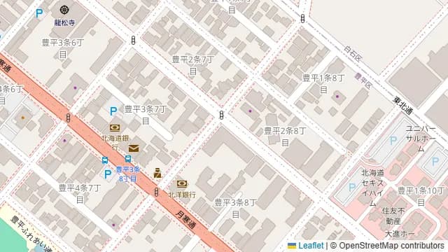 週末の牧場の周辺地図