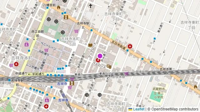 ROOMs 吉祥寺CHINEMAの周辺地図