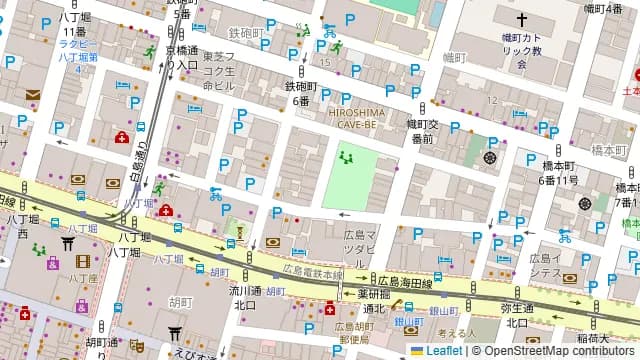 レンタルスタジオ幟町202の周辺地図
