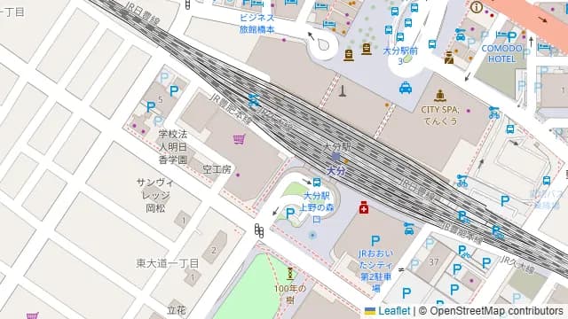 銀乃しゃり 大分駅南店の周辺地図