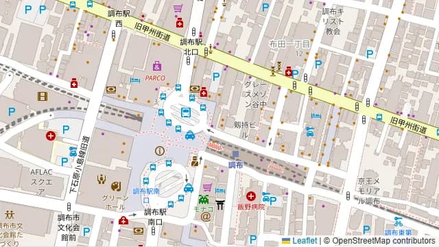 炉端とおでん 呼炉凪来 調布店の周辺地図