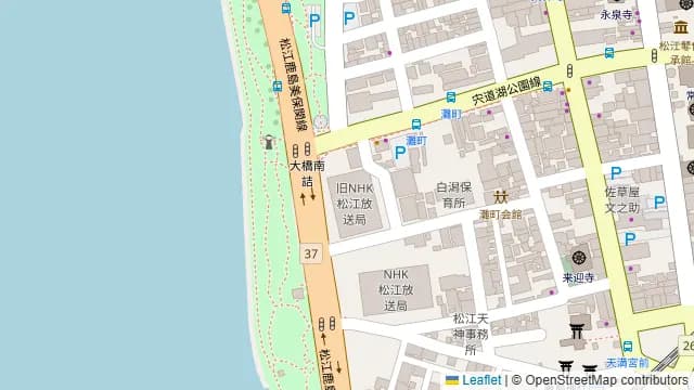 レンタルスペース宍道湖眺望の周辺地図
