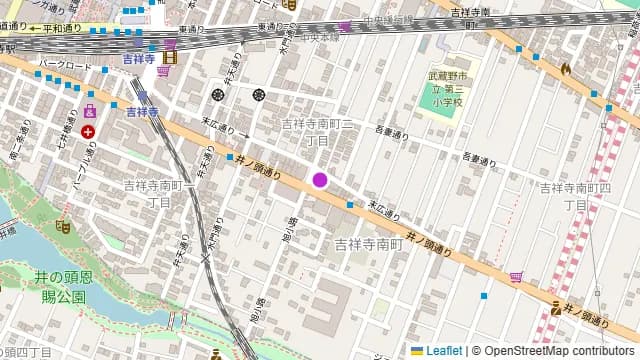 レンタルスタジオOLI 吉祥寺の周辺地図