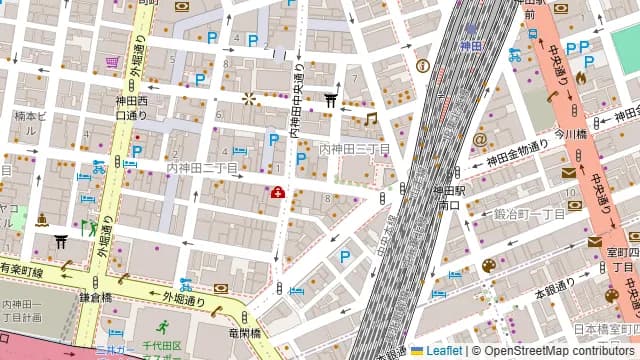 やきとん酒場 神田とら八の周辺地図