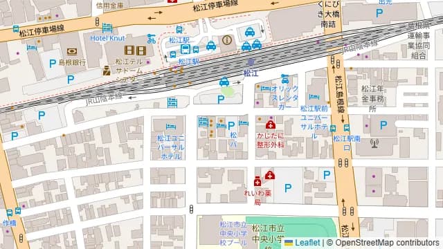 和咲美 松江店の周辺地図