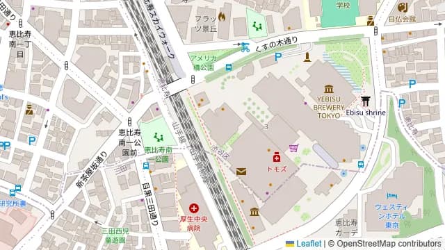 BLUE NOTE PLACEの周辺地図