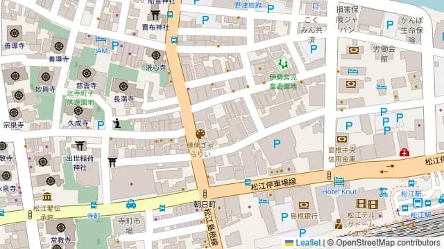 山陰酒場かみありの周辺地図