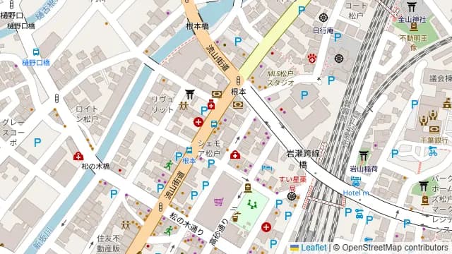 北海道ジンギスカン 松戸店の周辺地図