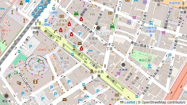 鳥一屋の周辺地図