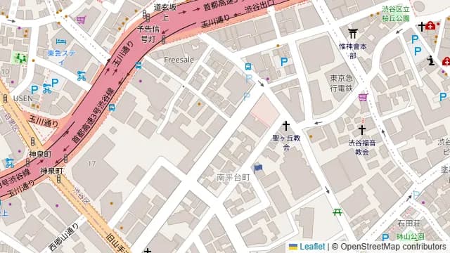 アンジェパティオの周辺地図