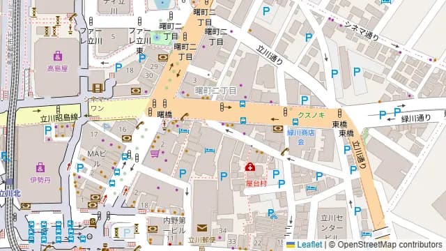 Darts UP(ダーツ アップ)立川南口店の周辺地図