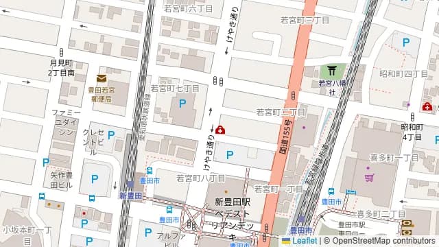金鯱酒場 豊田駅前店の周辺地図