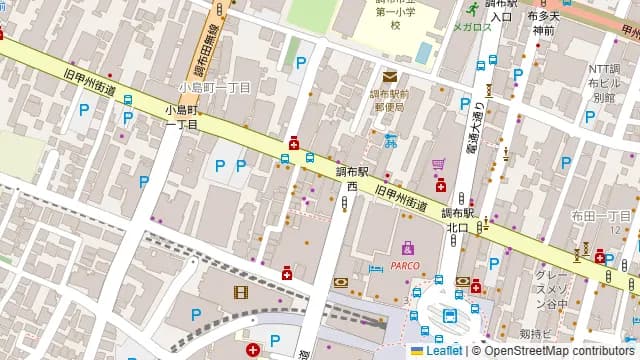 鮨のえん屋 調布北口店の周辺地図