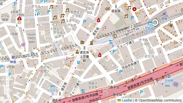 SOUND BAR HOWLの周辺地図