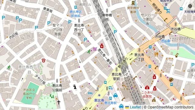 大衆居酒屋 恵比寿商店の周辺地図