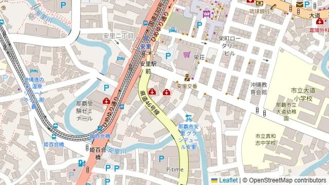 NAHA87*安里の周辺地図