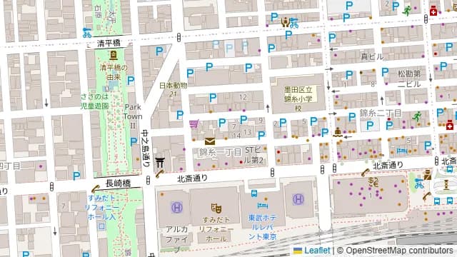 完全貸切のレンタルスペース 錦糸町の周辺地図