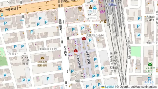 地域交流拠点とくつの周辺地図