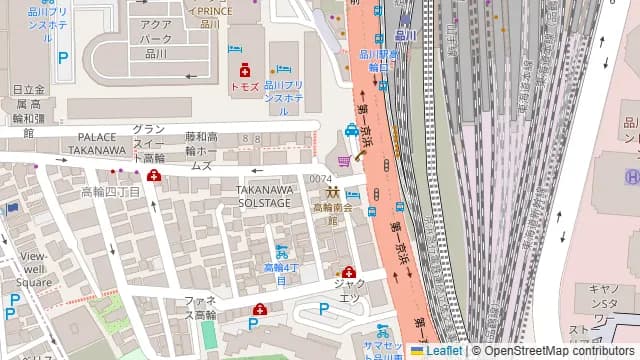 RIVERLD品川Dの周辺地図
