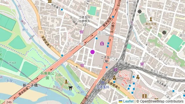 魚と名古屋コーチン 遊家 二子玉川店の周辺地図